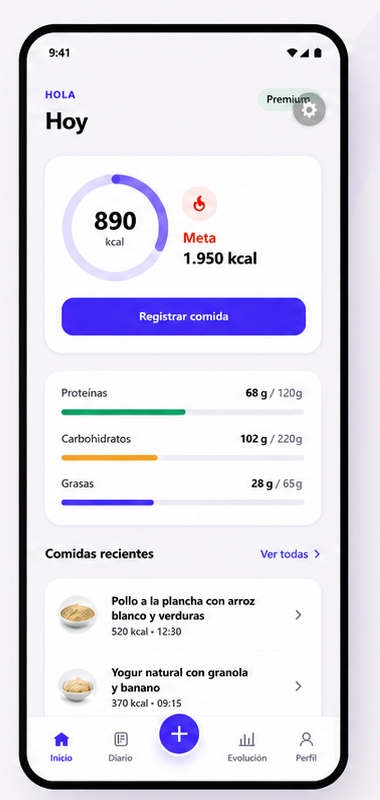Pantalla Hoy de Novyli Mobile en español